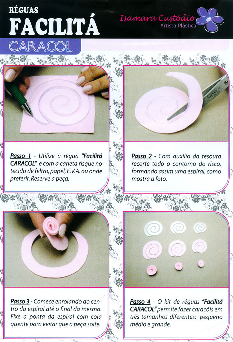 passo a passo caracol