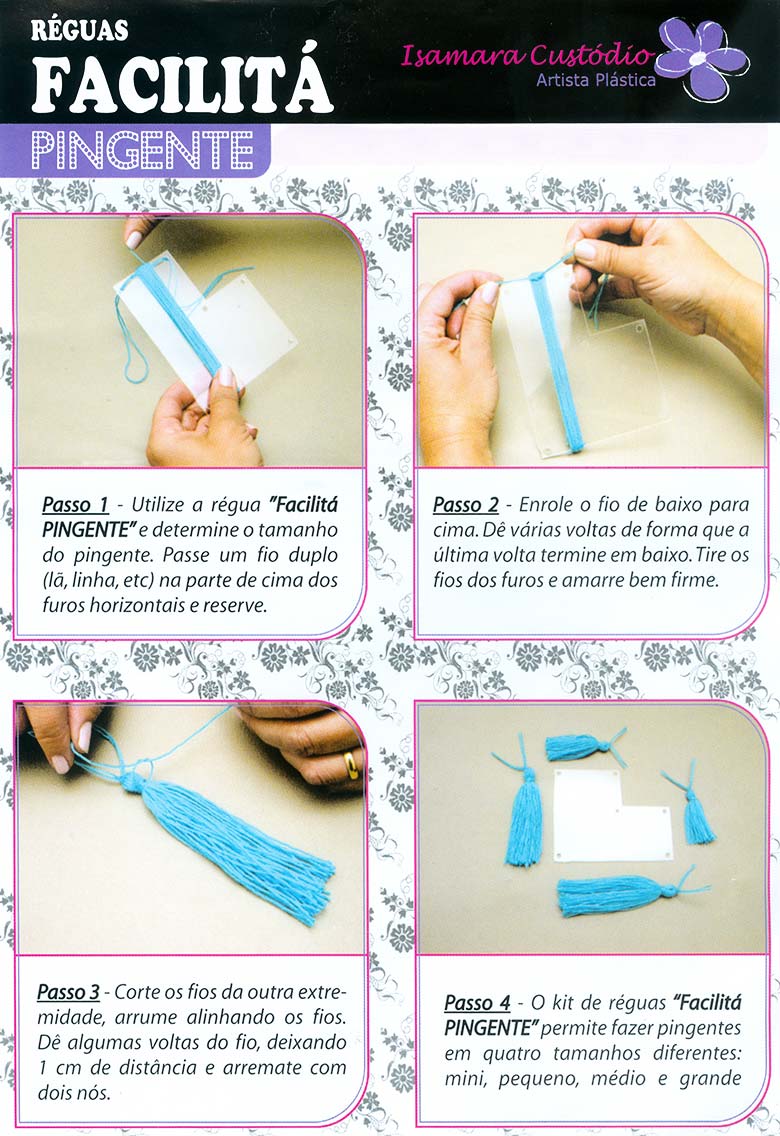 passo a passo pingente