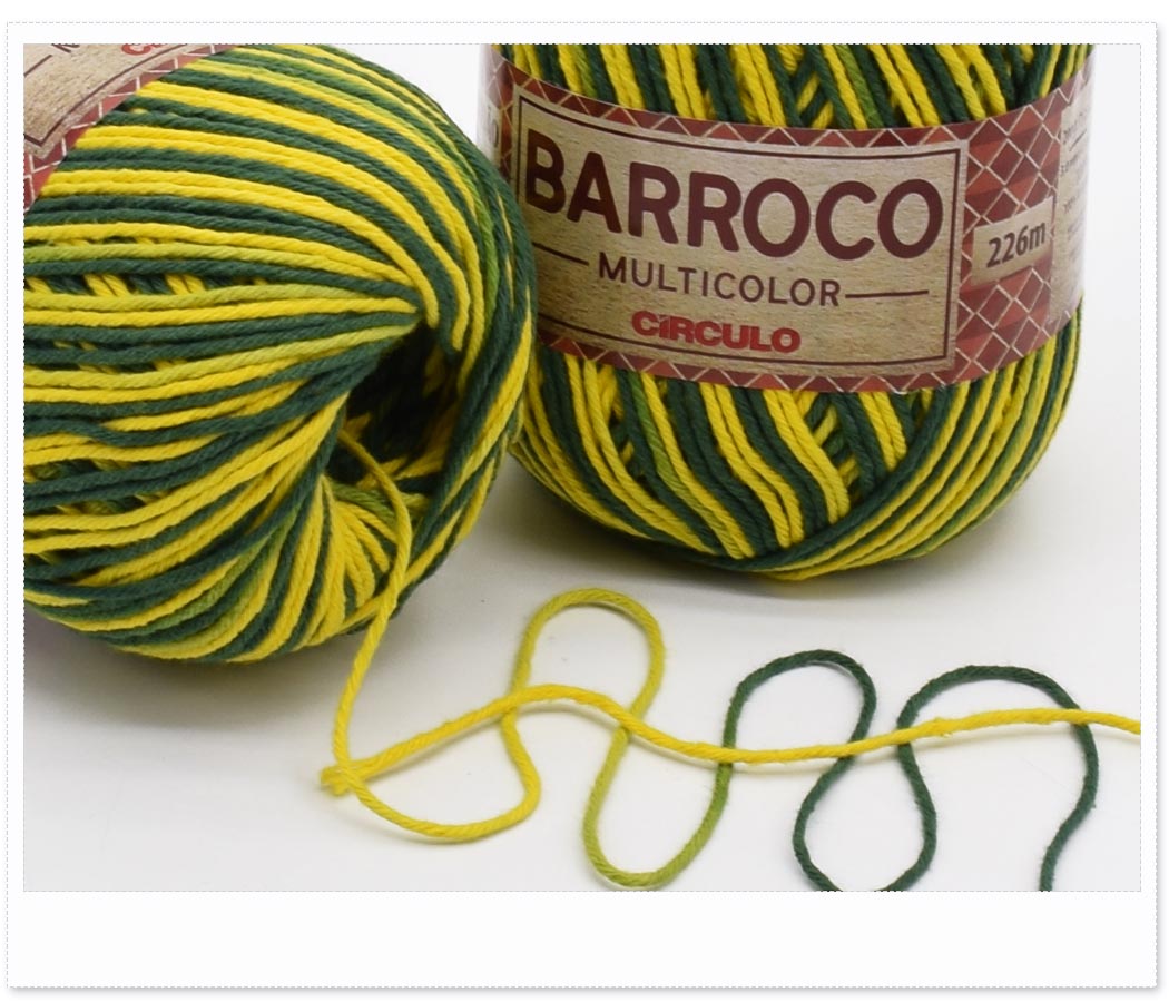 Barbante Barroco Multicolor 200g - 9636 Brasil 
