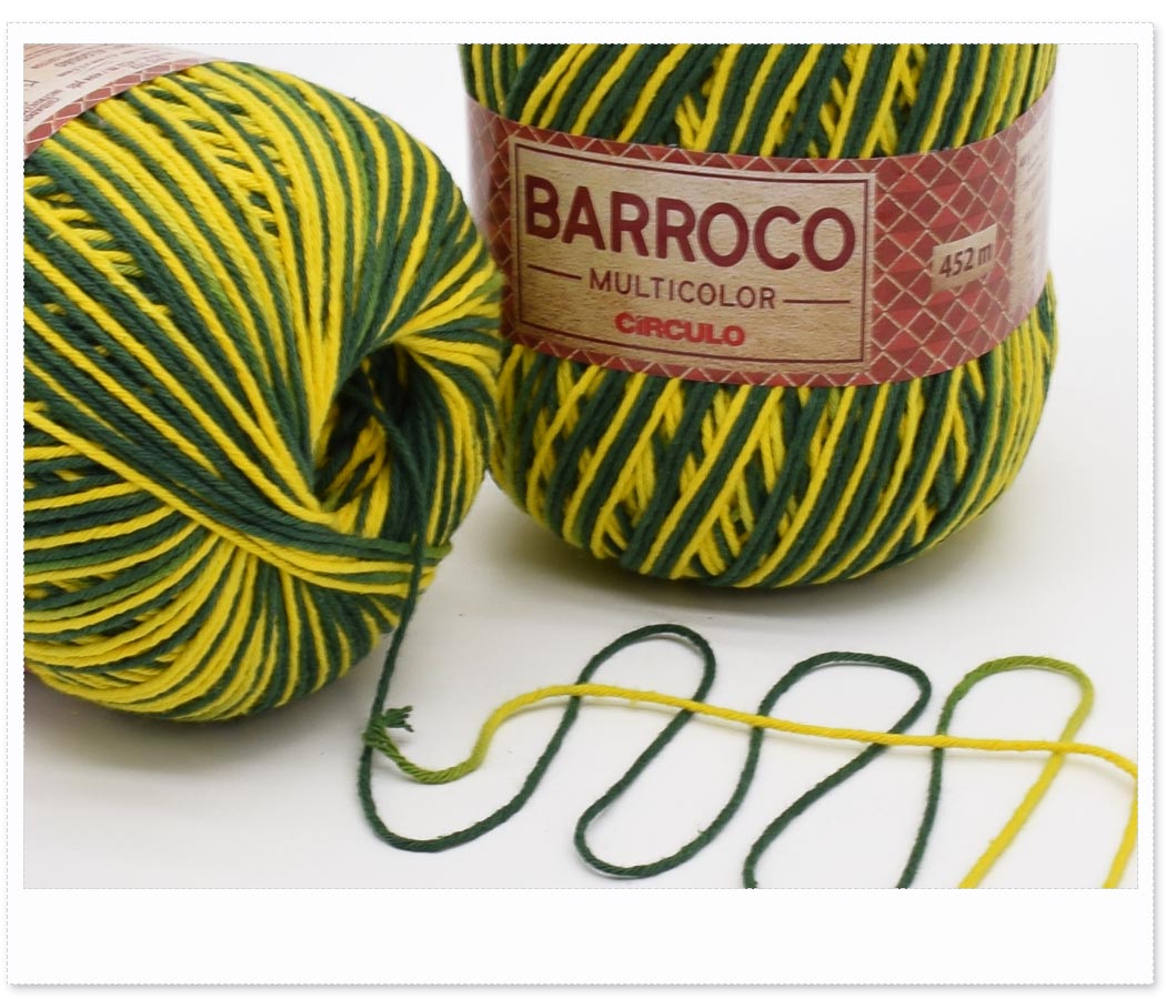 Barbante Barroco Multicolor 400g - 9636 Brasil 