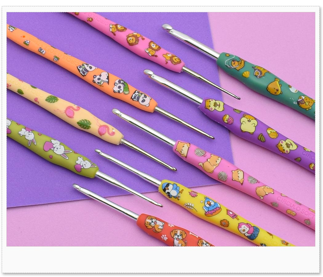 Amostra Agulha de Crochê Amigurumi Soft Bichinhos - Círculo