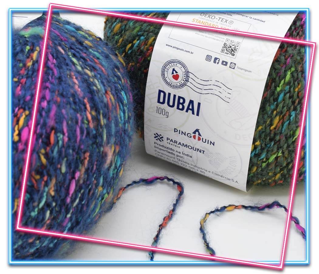 Fio Dubai Pingouin 100g Amostra