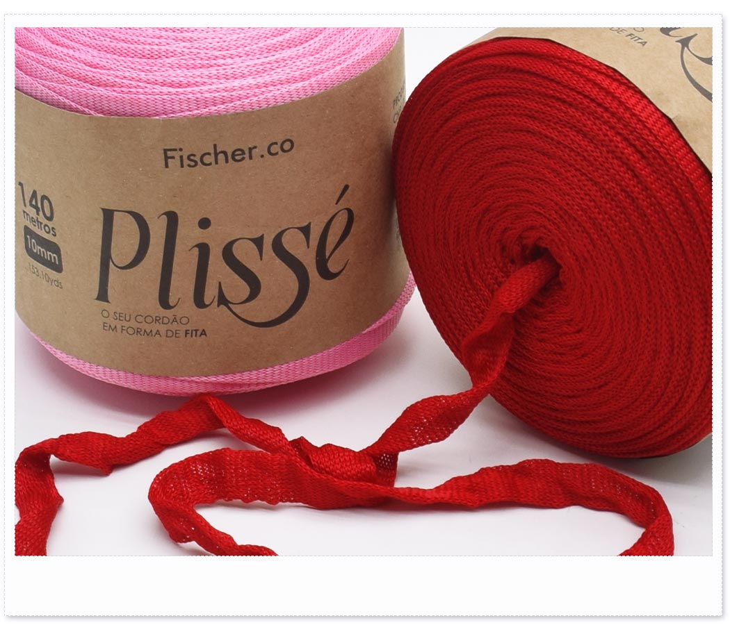 Amostra Fio Fita Plisse Fischer