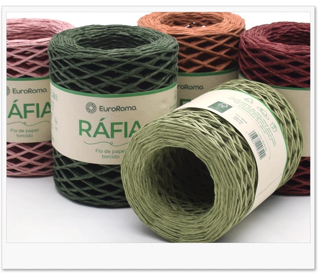 Amostra Fio de Rafia Torcido Euroroma