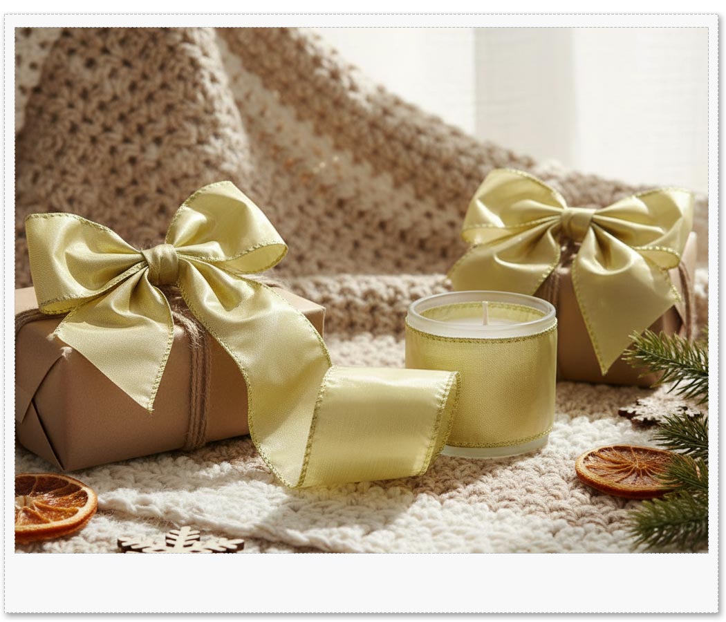 Amostra Fita Aramada Metalizada Dourado MC026-063