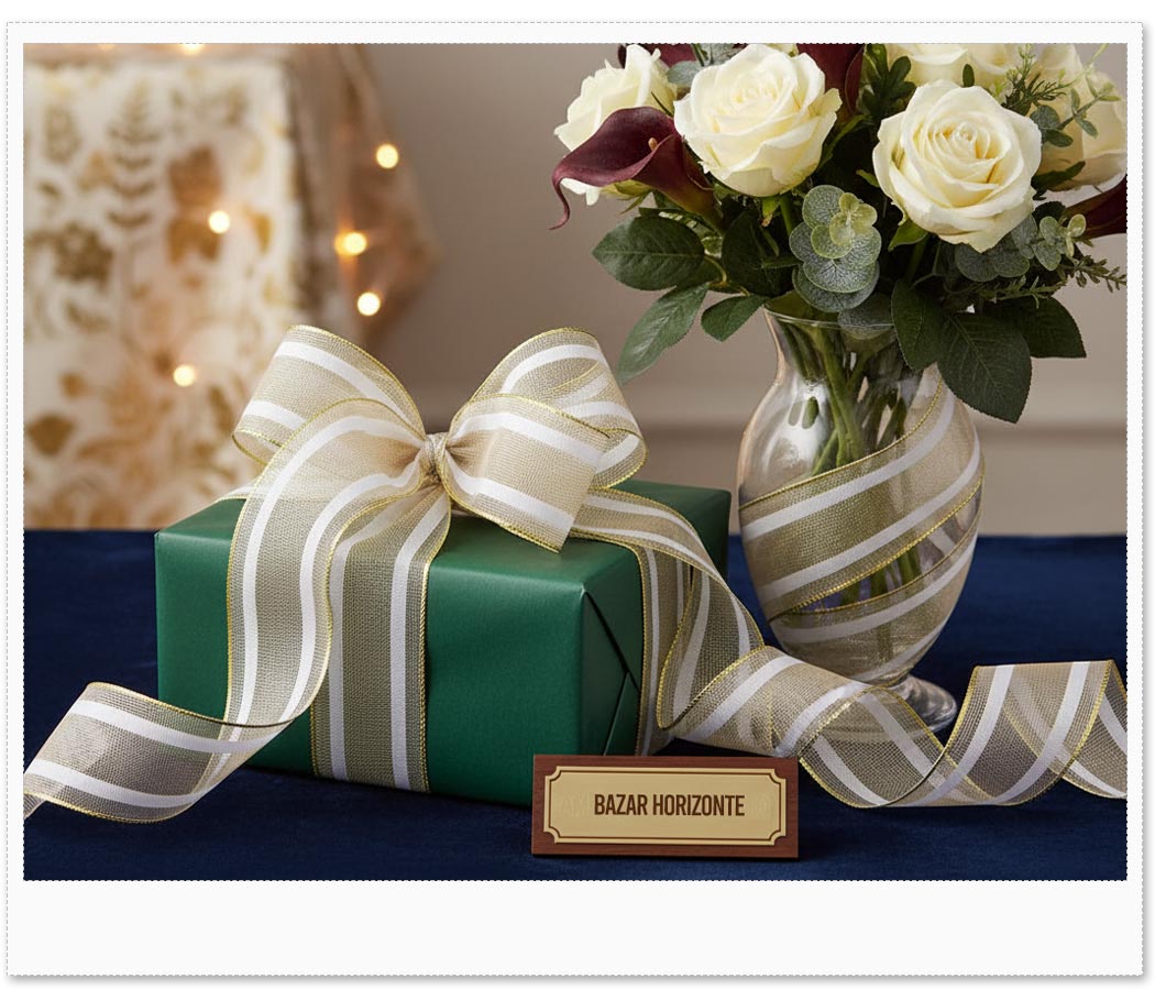 Fita Voal Metalizada M013