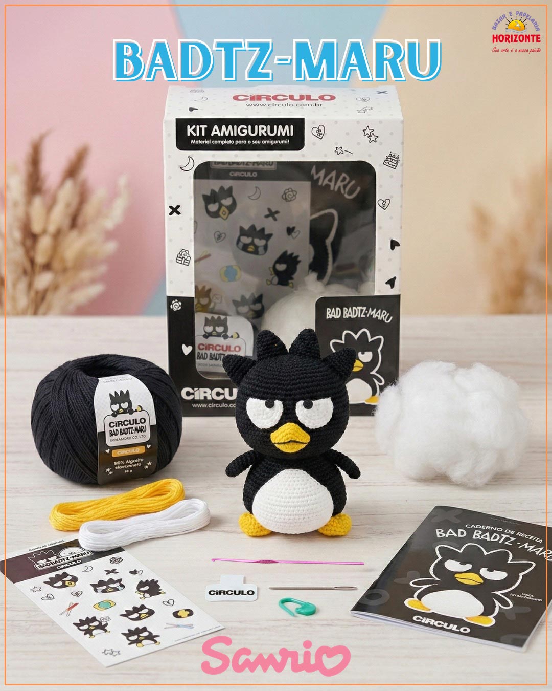 Amostra Hello Kitty and Friends - Badtz-Maru