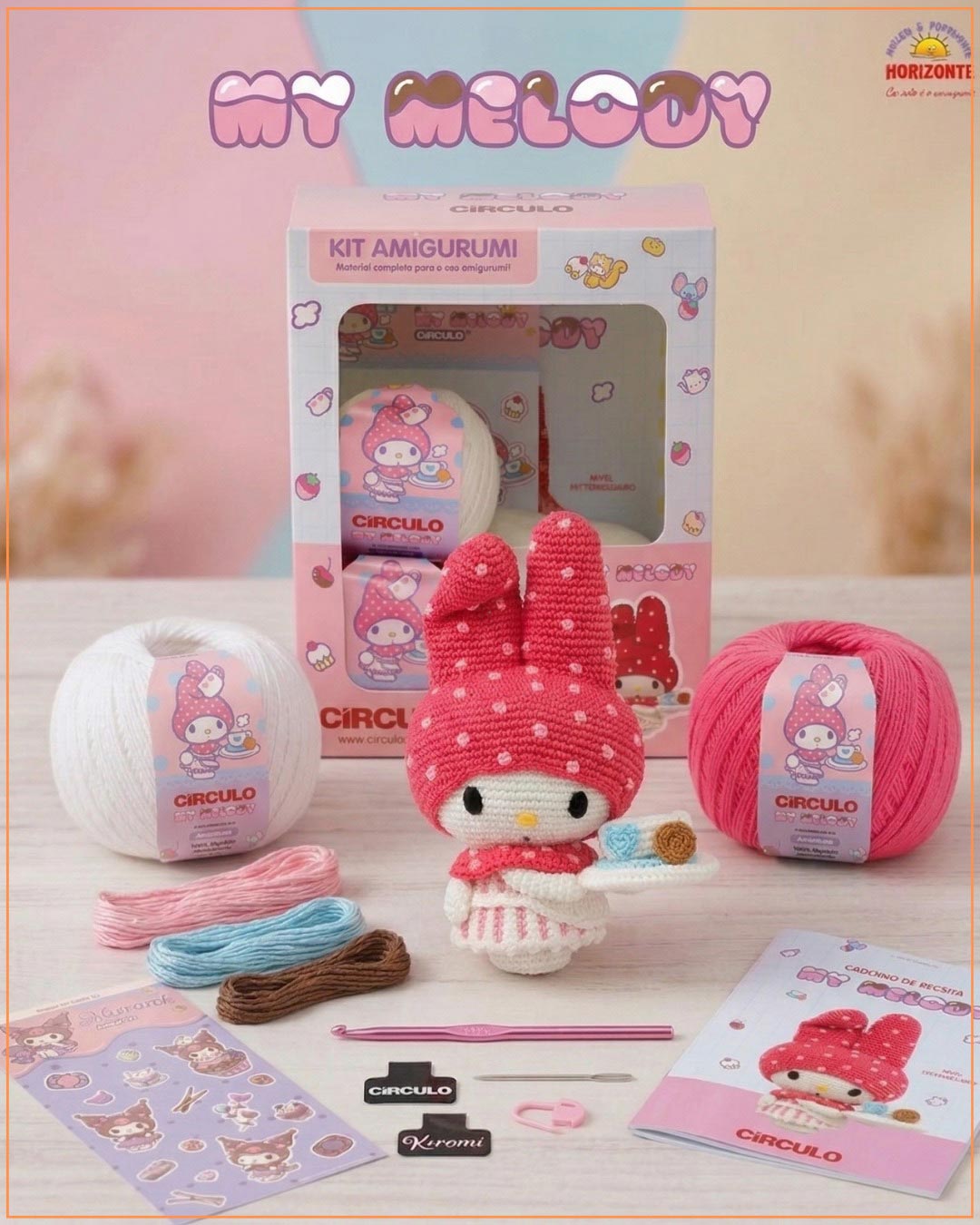 Amostra Hello Kitty and Friends - My Melody Vestido Listrado