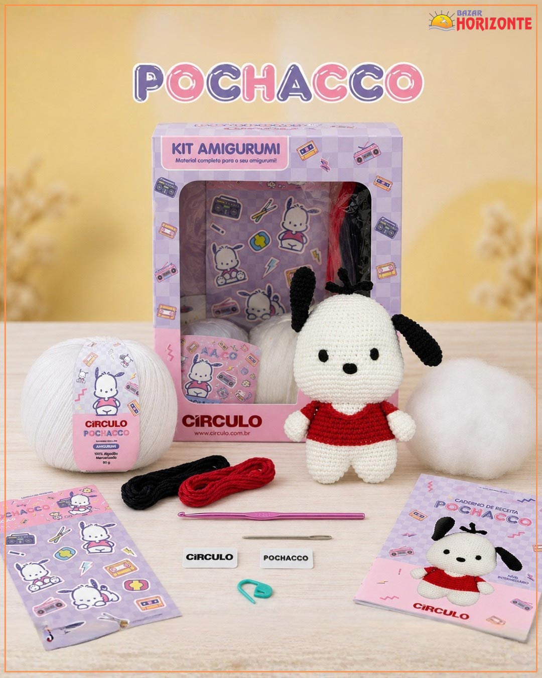 Amostra Hello Kitty and Friends - Pochacco