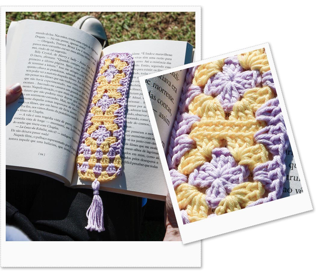 Kit Crochê Meu Primeiro Hobby - Marca Páginas Solar Círculo Receita