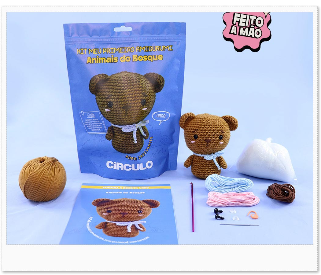 Kit Animais do Bosque - Urso Amostra
