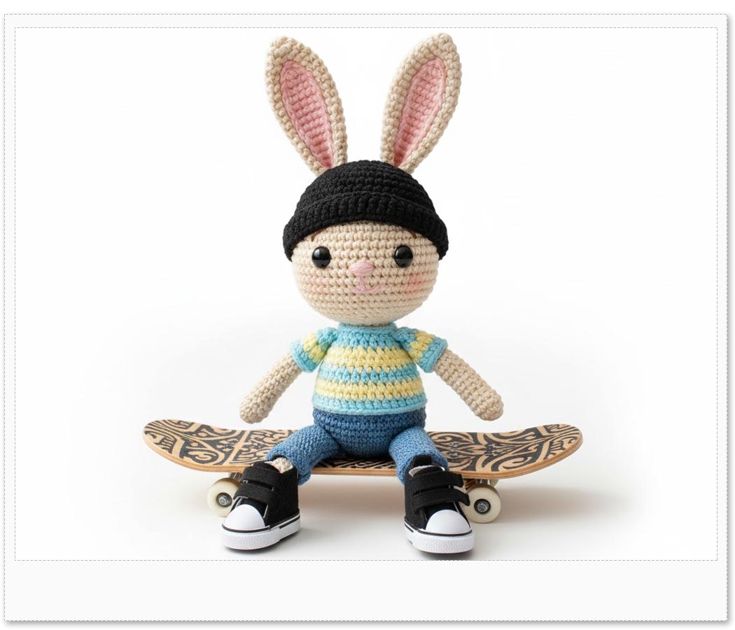 Amostra Mini Tênis para Amigurumi com Velcro