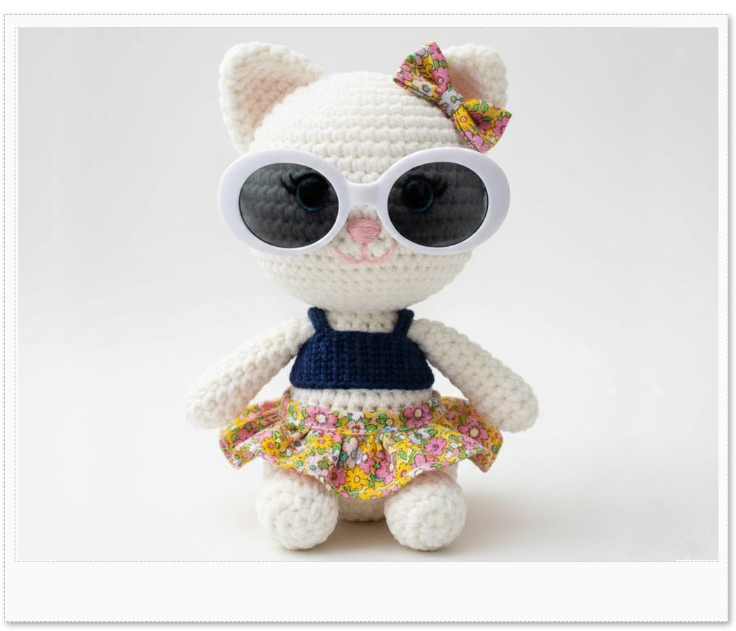Mini Óculos para Amigurumi