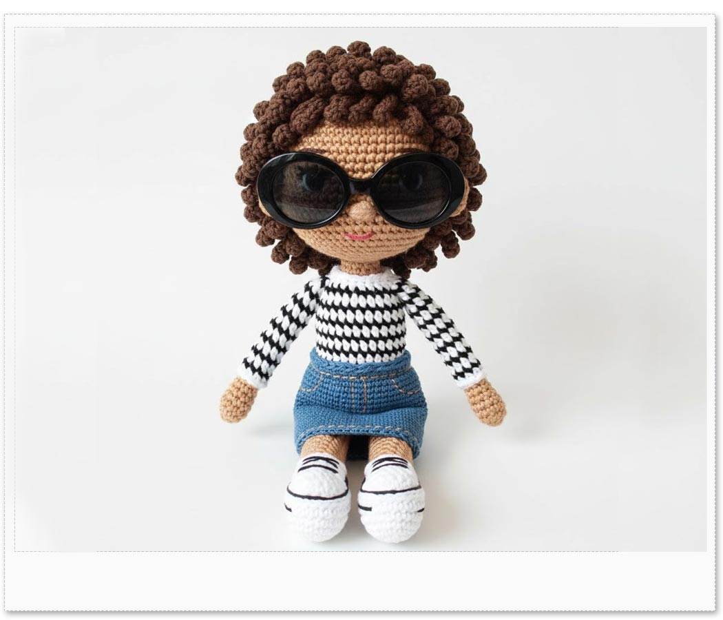 Mini Óculos para Amigurumi