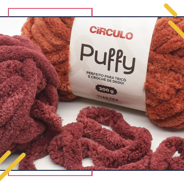Amostra Fio Puff Círculo 200g
