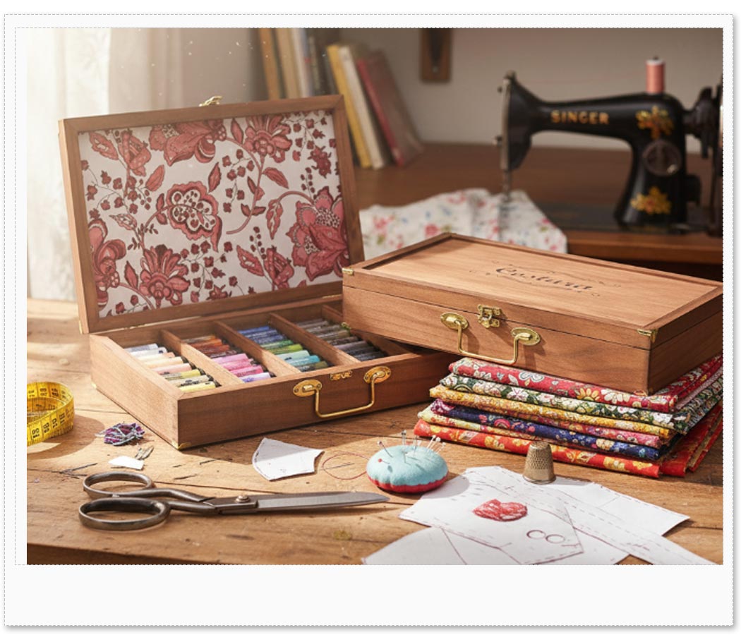 Amostra Csixa organizadora para Fios de costura