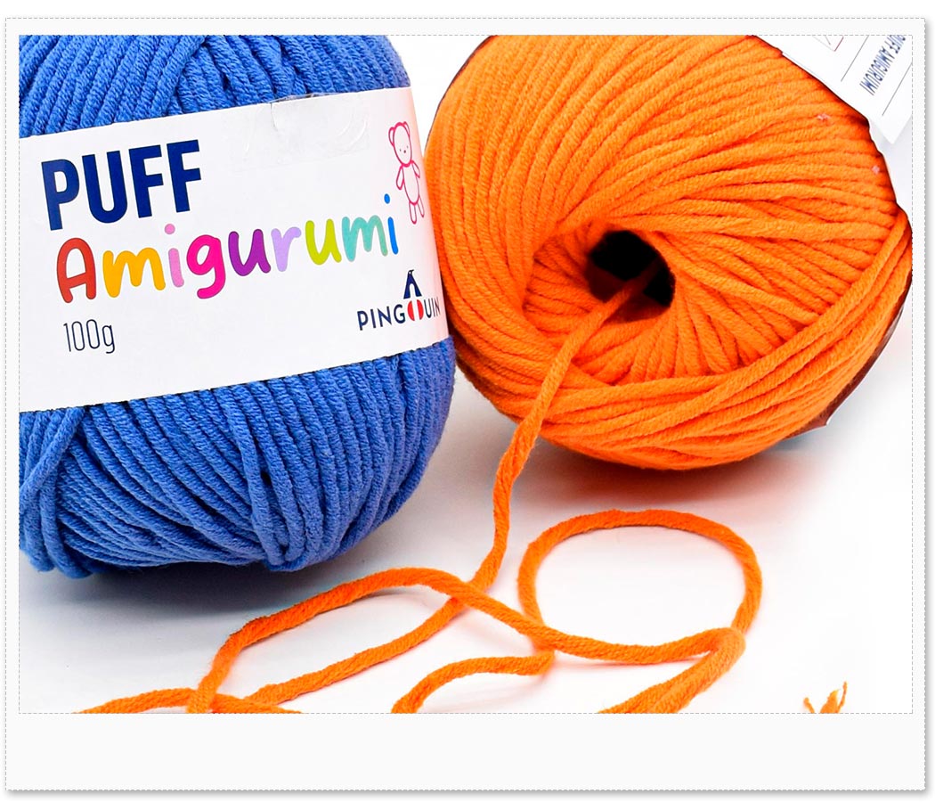 Amostra Puff Amigurumi