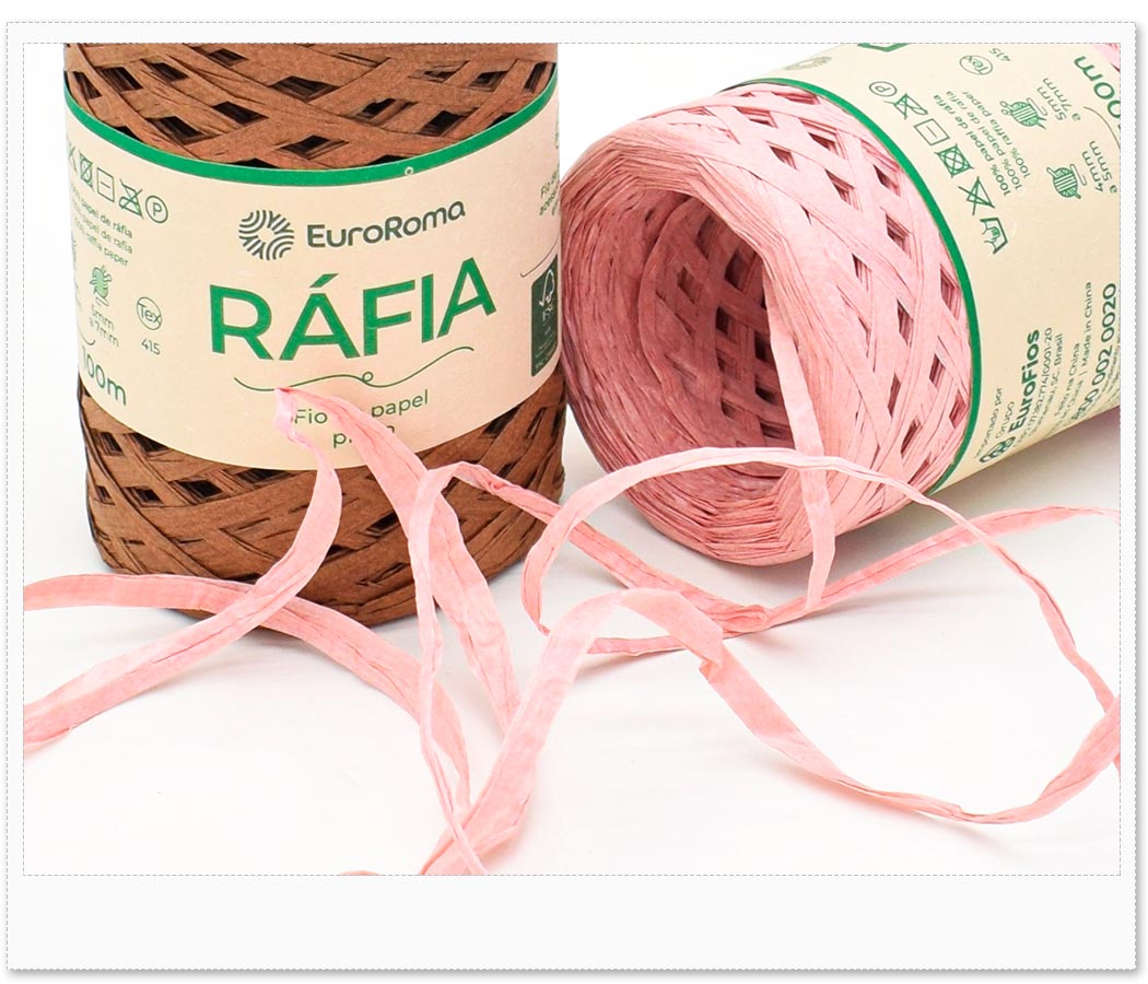 Amostra fio de Rafia Plano Euroroma