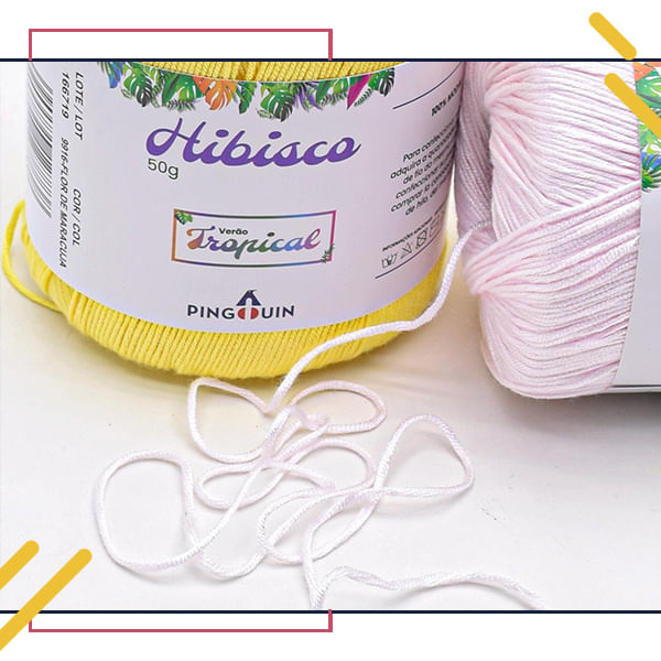 Amostra Fio Hibisco Pingouin