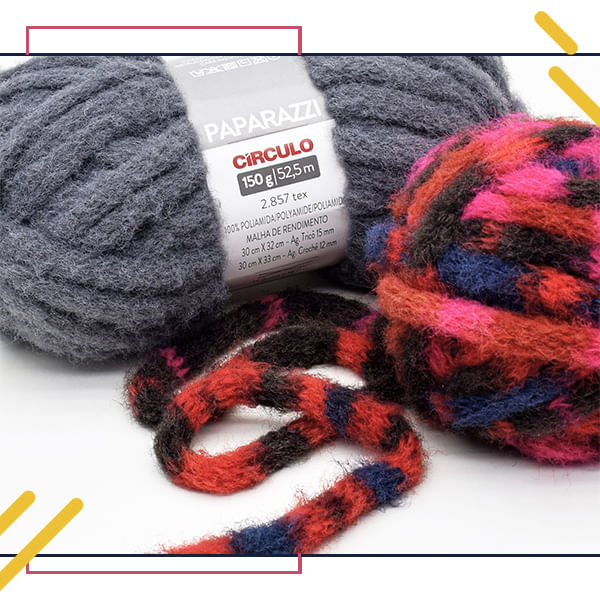 Amostra Fio Paparazzi Círculo 150g