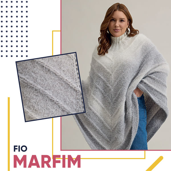 Trabalho Pronto Fio Marfim Círculo 200g