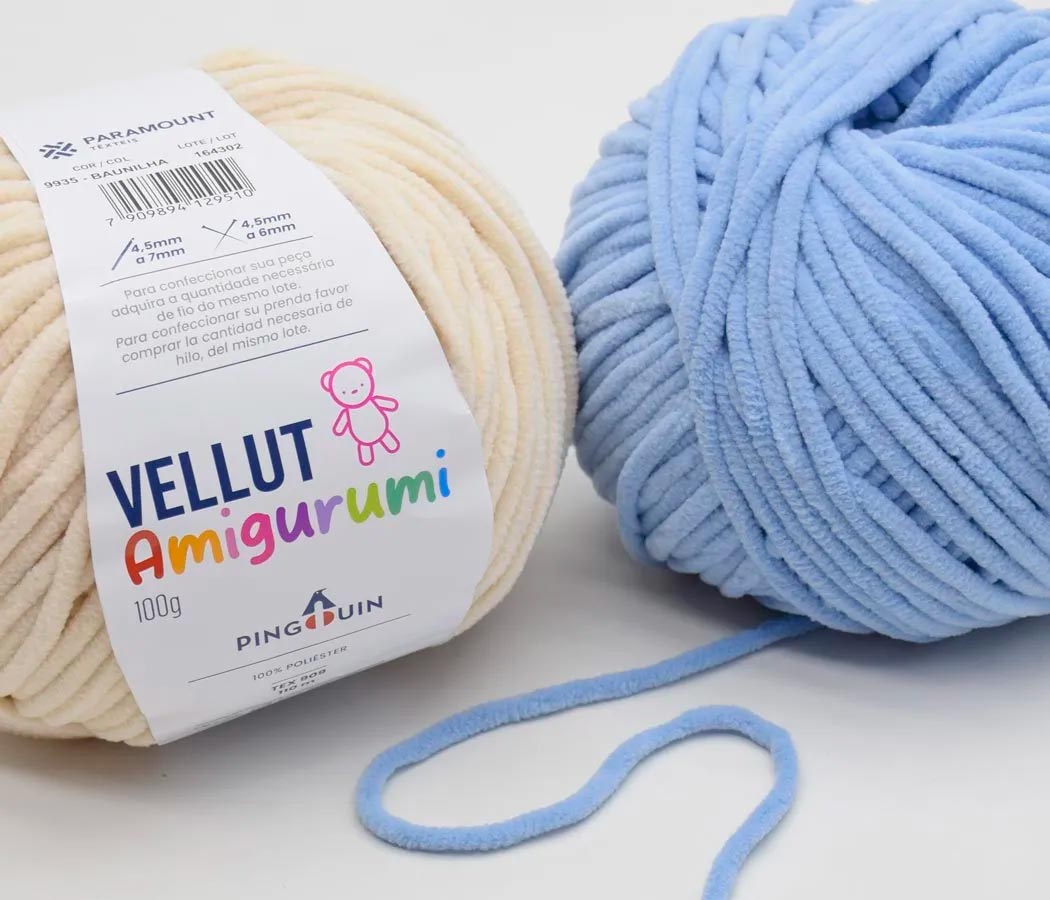 Amostra Fio Vellut Amigurumi