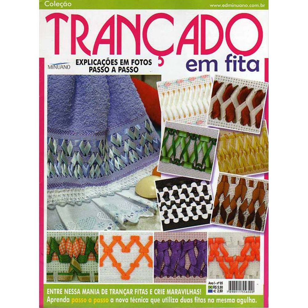 Revista Trançado Em Fitas Ed Minuano Nº05 Tricochetando 6968