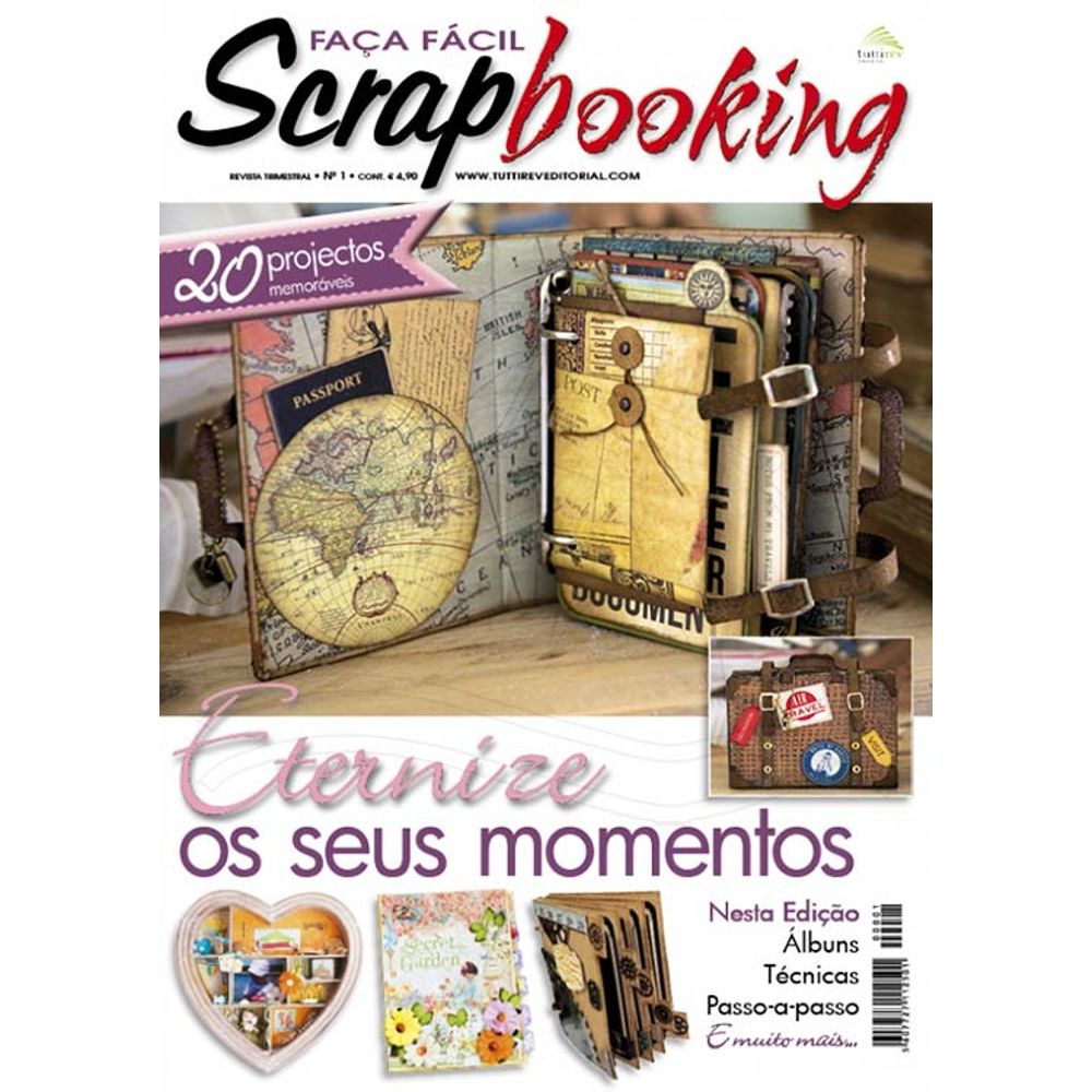 Revista Faça Fácil Scrapbooking Nº01 Tricochetando 4760