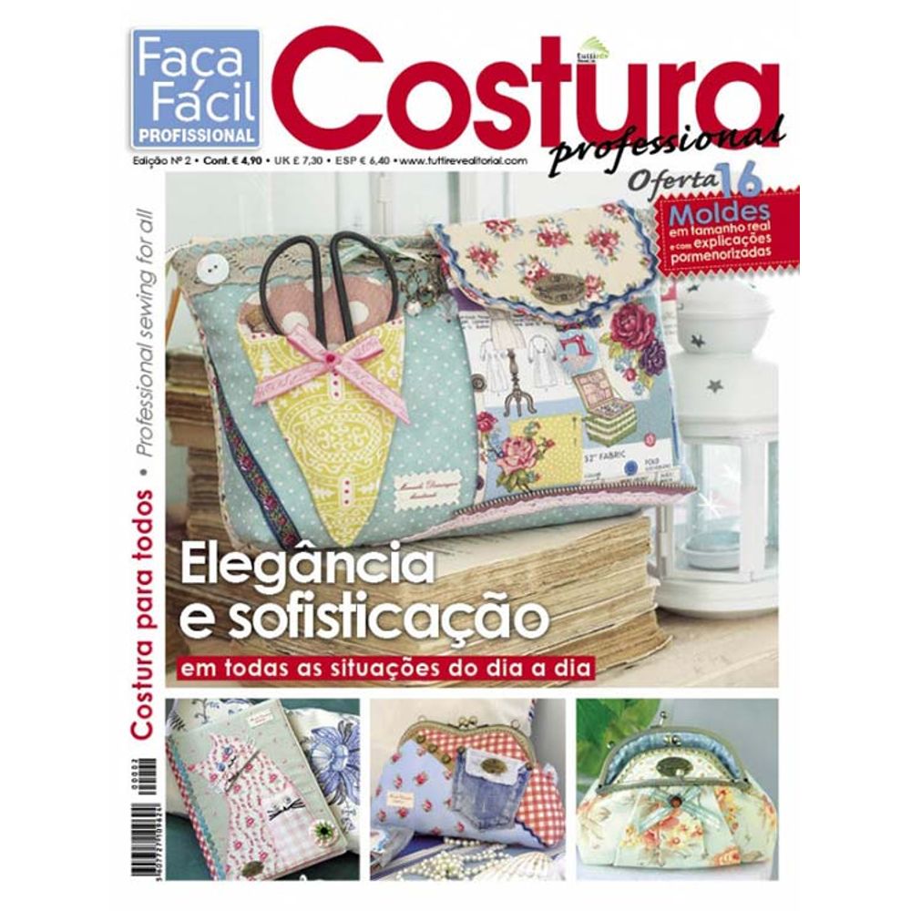 Revista Faça Fácil Costura Professional Nº02 Tricochetando 8455