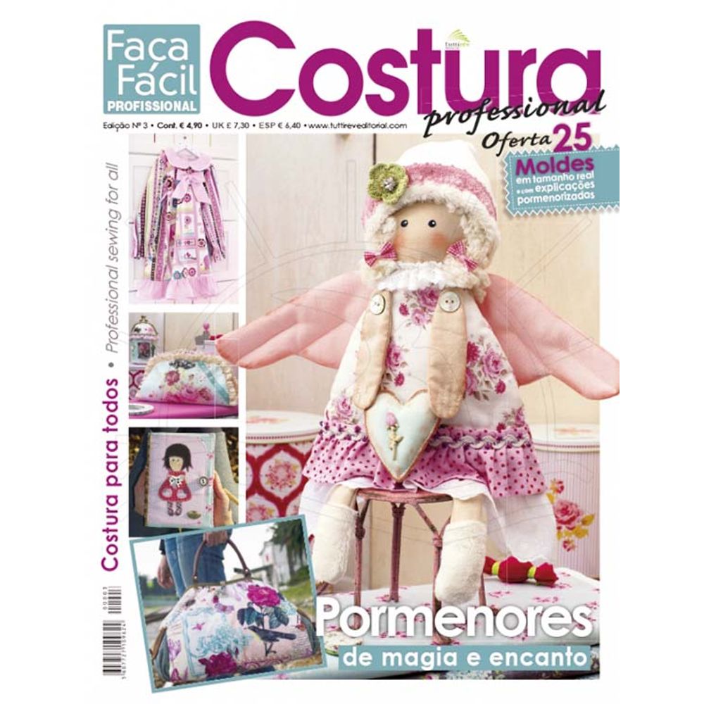 Revista Faça Fácil Costura Professional Nº03 Tricochetando 6303