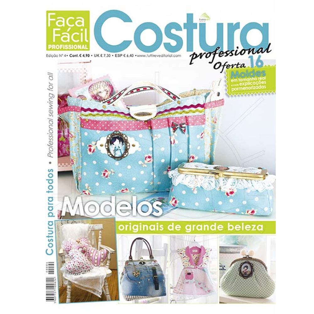 Revista Faça Fácil Costura Professional Nº04 Tricochetando 6385