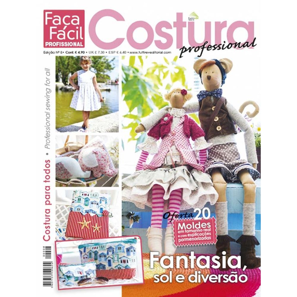 Revista Faça Fácil Costura Professional Nº08 Tricochetando 3058