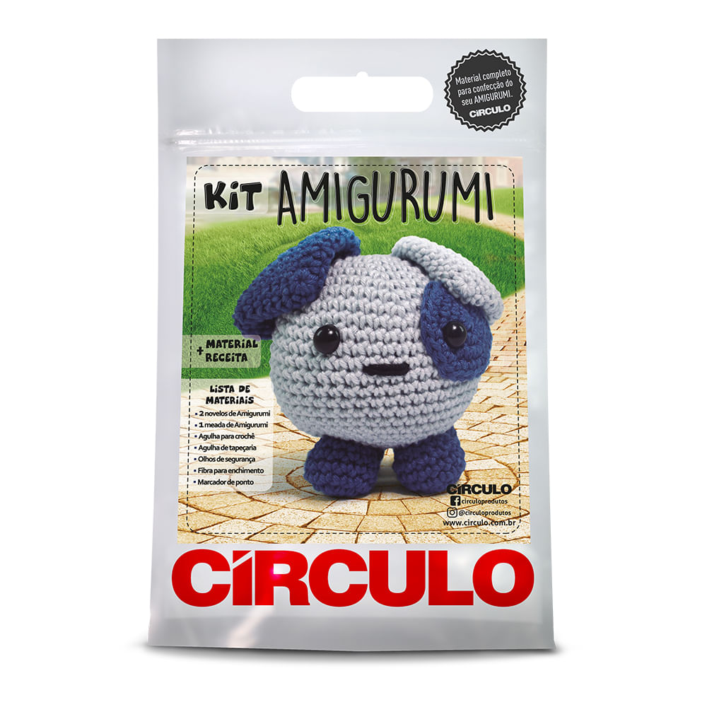 Kit Amigurumi Círculo Cachorro Kit Amigurumi Círculo Cachorro