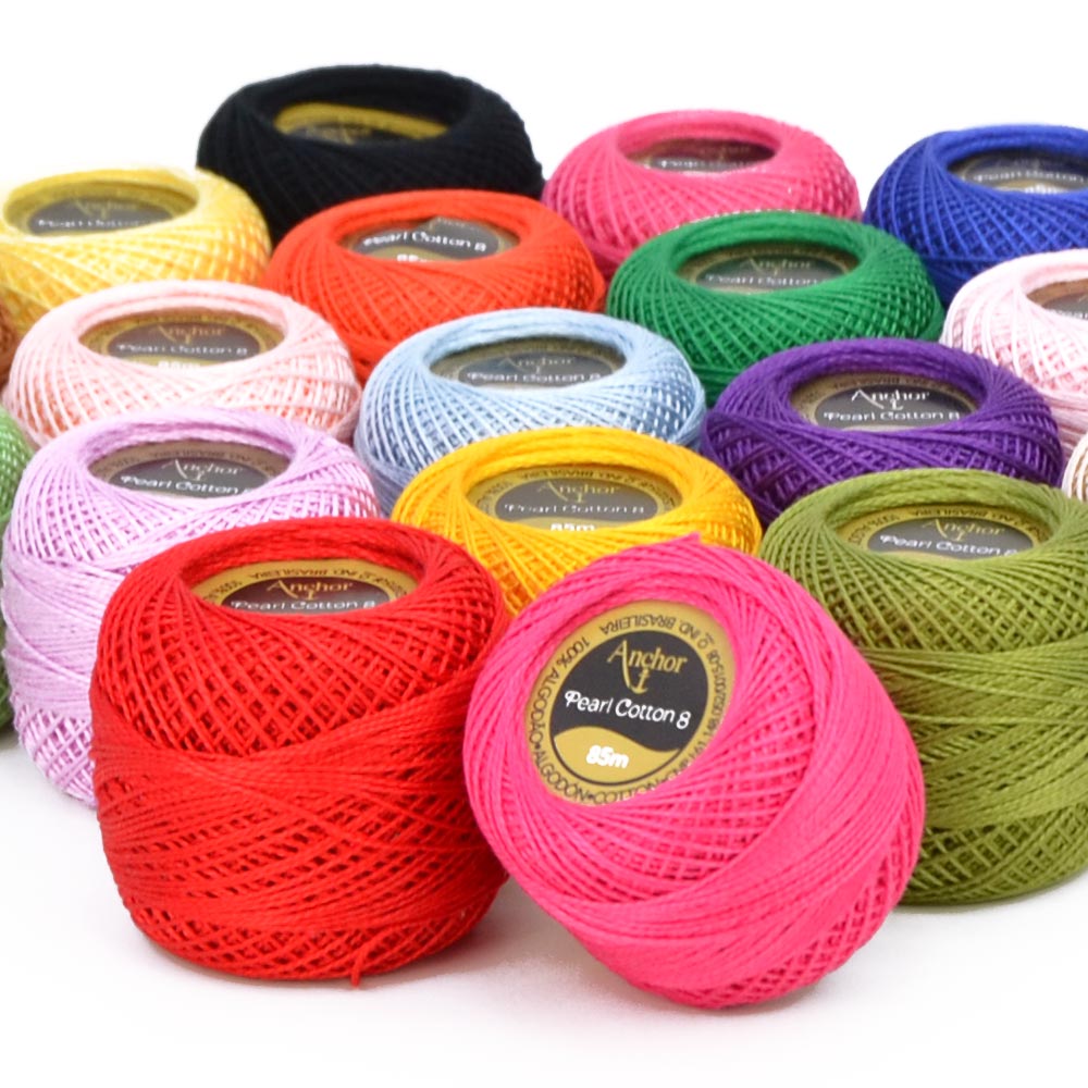Linhas Para Bordado A Mão Linha Anchor Novelo Kit com 20 Cores - Bazar Horizonte