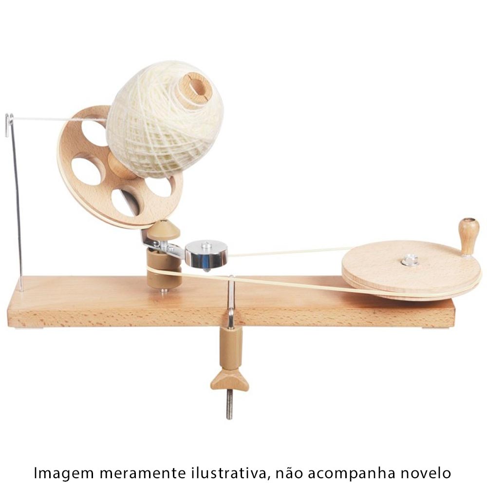 Enrolador de Fios Natural Mega Ball Winder KnitPro Tricochetando