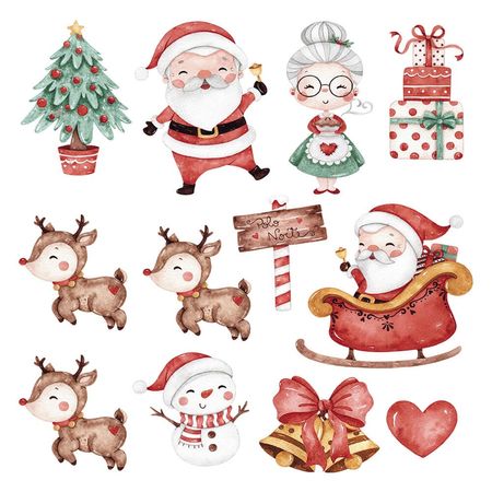 Tela para pintura infantil - Árvore de Natal e Papai Noel em Oferta - Telas  Quadros Design