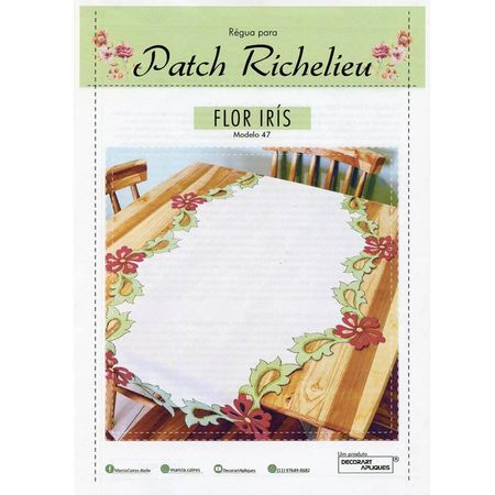 RÉGUA PARA PATCH RICHELIEU MÁRCIA CAIRES MODELO RÉGUA PARA PATCH RICHELIEU MÁRCIA CAIRES MODELO