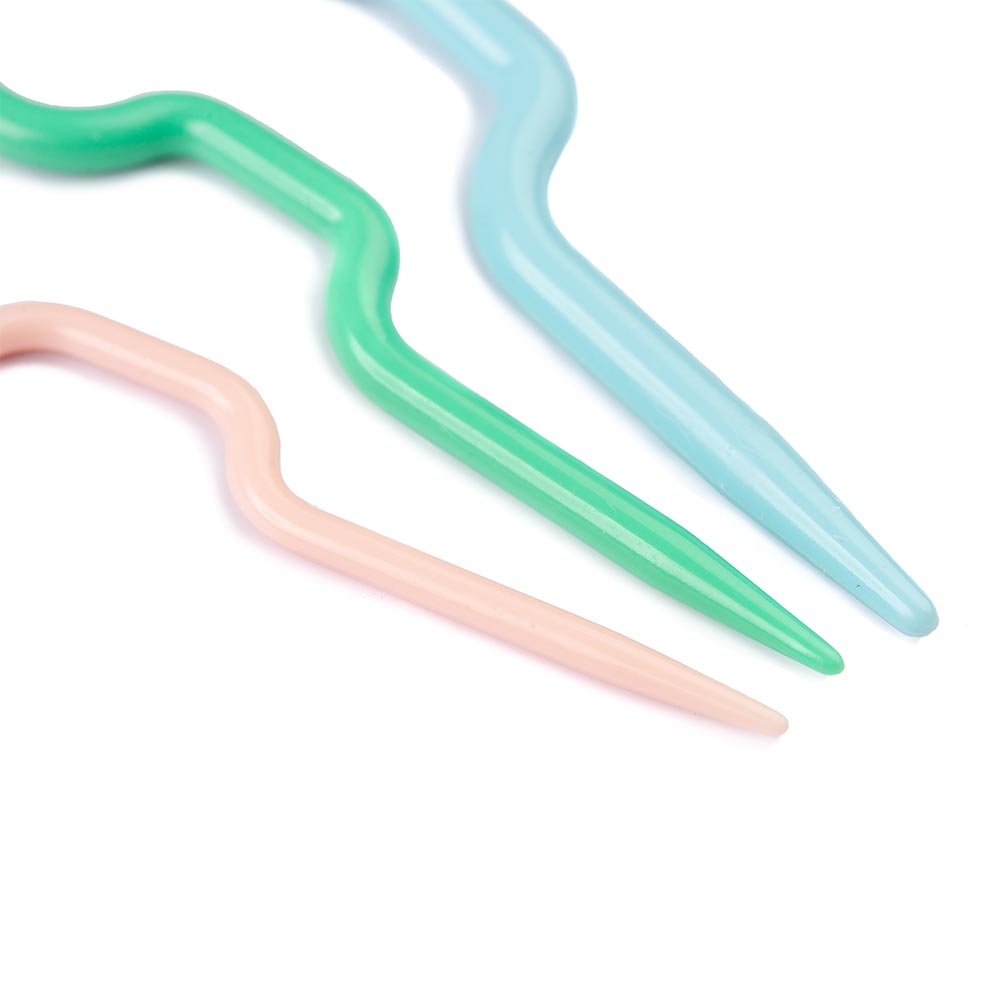 Agulha para Trança Pingouin - 3 Tamanhos - Tricochetando