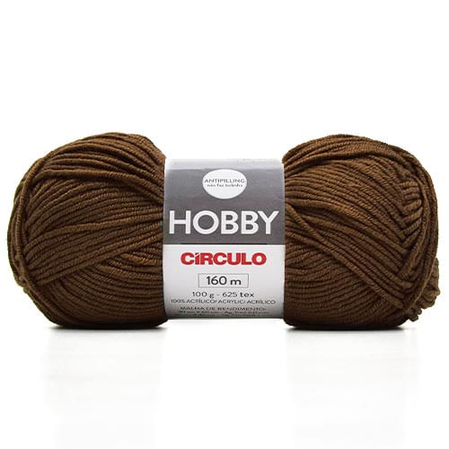 Novelo Fio Hobby Círculo 100g cor 7561 madeira