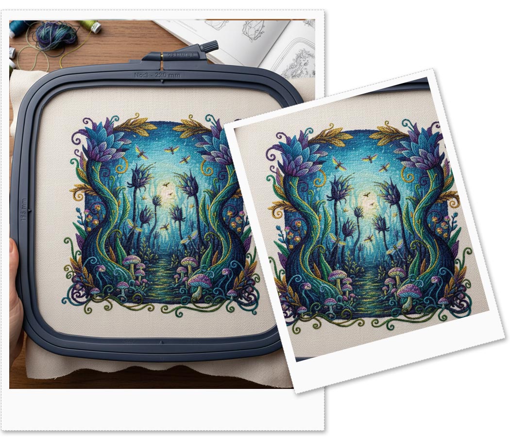 Bastidor Quadrado Cinza