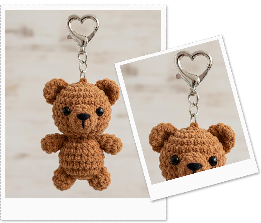 Chaveiro de metal coração