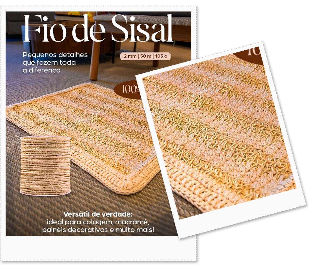 Fio de Sisal Círculo