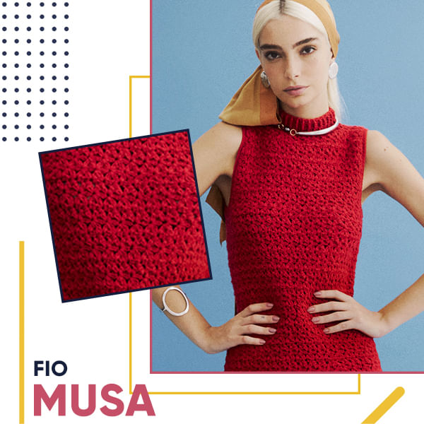 Receita Fio Musa Galeria Pingouin 100g