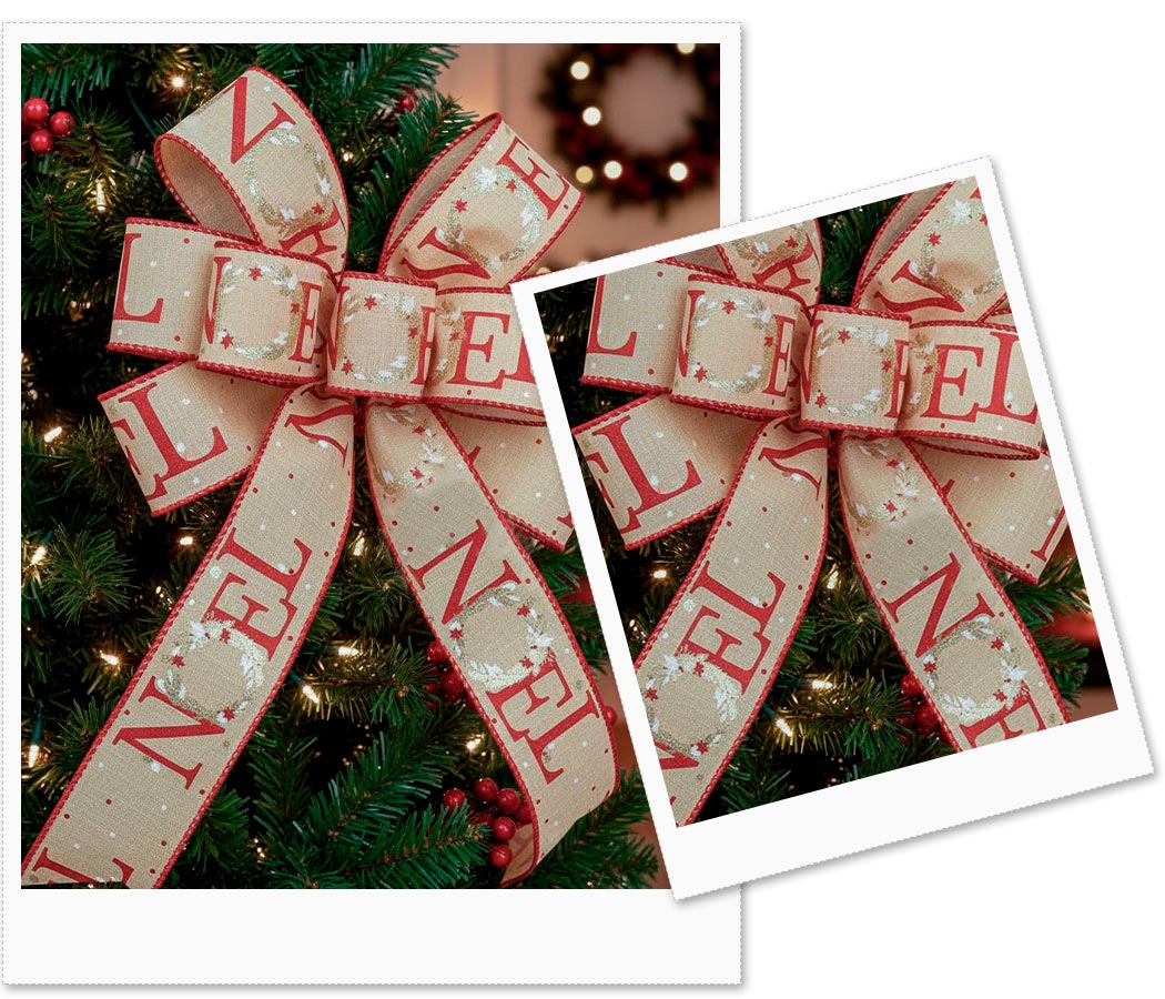 Fita Amarada Natal frase NOEL