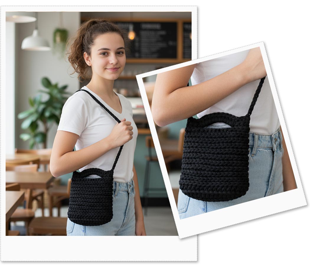 Kit minha primeira bolsa Preto